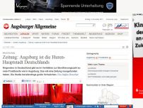 Bild zum Artikel: Prostitution: Zeitung: Augsburg ist die Huren-Hauptstadt Deutschlands