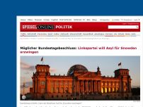 Bild zum Artikel: Möglicher Bundestagsbeschluss: Linkspartei will Asyl für Snowden erzwingen