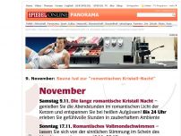 Bild zum Artikel: 9. November: Sauna lud zur 'romantischen Kristall-Nacht'