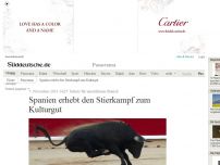 Bild zum Artikel: Schutz für umstrittenen Brauch: Spanien erhebt den Stierkampf zum Kulturgut