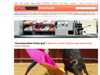 Bild zum Artikel: 'Immaterielles Kulturgut': Spanien stellt Stierkampf gesetzlich unter Schutz