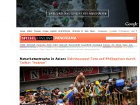 Bild zum Artikel: Naturkatastrophe in Asien: Verheerende Zerstörung durch Taifun ''Haiyan' - Zehntausend Tote