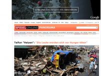 Bild zum Artikel: Taifun 'Haiyan':: 'Die Leute werden sich vor Hunger töten'
