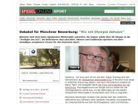 Bild zum Artikel: Debakel für Münchner Bewerbung: 'Nix mit Olympia dahoam'