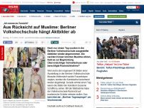 Bild zum Artikel: 'Ich nenne es Vorsicht' - Aus Rücksicht auf Muslime: Berliner Volkshochschule hängt Aktbilder ab