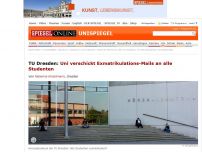 Bild zum Artikel: Software-Fehler: Dresdner Uni  verschickt 37.000 Exmatrikulations-Mails