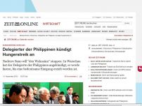 Bild zum Artikel: Klimakonferenz Warschau: 
			  Delegierter der Philippinen kündigt Fastenstreik an