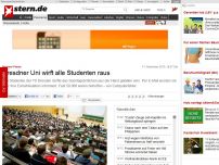 Bild zum Artikel: Rechner-Panne: Dresdner Uni wirft alle Studenten raus