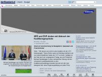Bild zum Artikel: Budget - SPÖ und ÖVP drohen mit Abbruch der Koalitionsgespräche