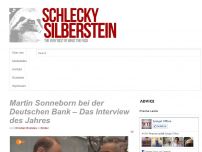 Bild zum Artikel: Martin Sonneborn bei der Deutschen Bank – Das Interview des Jahres