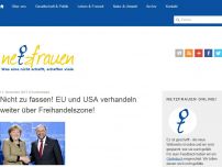 Bild zum Artikel: Nicht zu fassen! EU und USA verhandeln weiter über Freihandelszone!