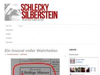 Bild zum Artikel: Ein Inserat voller Wahrheiten