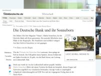 Bild zum Artikel: Satire in der Heute-Show: Die Deutsche Bank und ihr Sonneborn