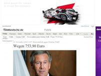 Bild zum Artikel: Prozessauftakt gegen Christian Wulff: Wegen 753,90 Euro