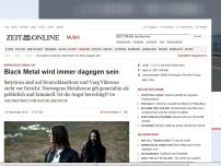 Bild zum Artikel: Norwegische Subkultur: 
			  Black Metal wird immer dagegen sein