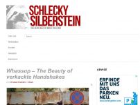 Bild zum Artikel: Whassup – The Beauty of verkackte Handshakes