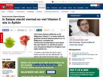 Bild zum Artikel: Wurst ist eine Vitamin-Bombe - In Salami steckt viermal so viel Vitamin C als in Äpfeln