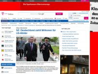 Bild zum Artikel: Deutschland zahlt laut Zeitung Millionen für US-Militär