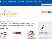Bild zum Artikel: Profitgier! Nestlé hat Wassernutzungsrechte erworben und lässt Fabriken bewachen und einzäunen!