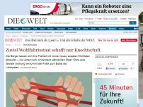 Bild zum Artikel: Wirtschaftspolitik: Zuviel Wohlfahrtsstaat schafft nur Knechtschaft