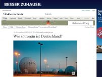 Bild zum Artikel: US-Geheimdiensttätigkeiten: Wie souverän ist Deutschland?