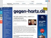 Bild zum Artikel: Peter Hartz will Hartz IV umbenennen
