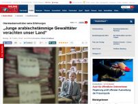 Bild zum Artikel: Berliner Oberstaatsanwalt über seine Erfahrungen - „Junge arabischstämmige Gewalttäter verachten unser Land“
