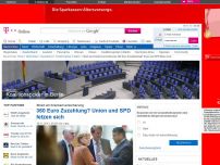 Bild zum Artikel: Streit um Krankenversicherung: 360 Euro Zusatzbeitrag? Union und SPD fetzen sich