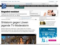 Bild zum Artikel: Tierschützer empört: Shitstorm gegen Löwen jagende TV-Moderatorin