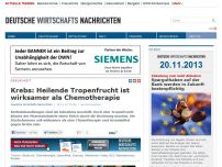 Bild zum Artikel: Krebs: Heilende Tropenfrucht ist wirksamer als Chemotherapie