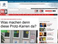 Bild zum Artikel: Köln - Protz-Karren vor Grünen-Büro: Was ist da los?