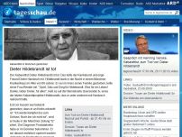 Bild zum Artikel: Kabarettist Dieter Hildebrandt ist tot