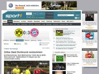 Bild zum Artikel: 3:0! Götze erlegt Dortmund