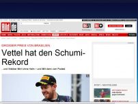Bild zum Artikel: Sieg in Brasilien - Vettel hat den Schumi-Rekord