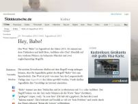 Bild zum Artikel: Jugendwort 2013: Hey, Babo!