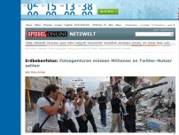 Bild zum Artikel: Erdbebenfotos: Fotoagenturen müssen Millionen an Twitter-Nutzer zahlen