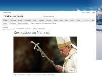 Bild zum Artikel: Papst Franziskus: Revolution im Vatikan