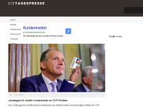 Bild zum Artikel: Landesgericht verteilt Kundenkarten an ÖVP-Politiker