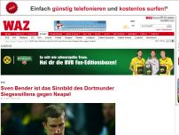 Bild zum Artikel: Sven Bender ist der Held beim Dortmunder 3:1