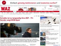Bild zum Artikel: Schalke ist zu langweilig fürs ZDF - Sender zeigt BVB-Spiel