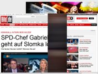 Bild zum Artikel: Krawall-Interview im ZDF - SPD-Chef Gabriel geht auf Slomka los