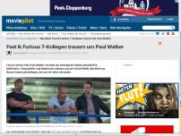 Bild zum Artikel: Fast & Furious 7-Kollegen trauern um Paul Walker