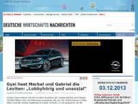 Bild zum Artikel: Gysi liest Merkel und Gabriel die Leviten: „Lobbyhörig und unsozial“