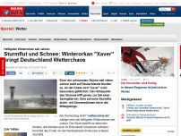 Bild zum Artikel: Heftigster Winterorkan seit Jahren - Sturmflut und Schnee: Winterorkan 'Xaver' bringt Deutschland Wetterchaos