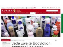 Bild zum Artikel: Jede zweite Bodylotion hormonell belastet