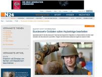 Bild zum Artikel: Bleistift statt Sturmgewehr - 
Bundeswehr-Soldaten sollen Asylanträge bearbeiten