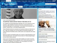 Bild zum Artikel: Südafrikas Nationalheld Nelson Mandela ist tot