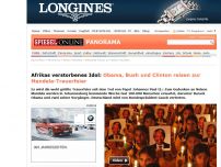 Bild zum Artikel: Afrikas verstorbenes Idol: Obama, Bush und Clinton reisen zur Mandela-Trauerfeier