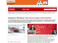 Bild zum Artikel: Kongress in Nürnberg: Jusos stimmen gegen Große Koalition