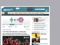 Bild zum Artikel: 7:0! FCB erteilt Bremen Lehrstunde